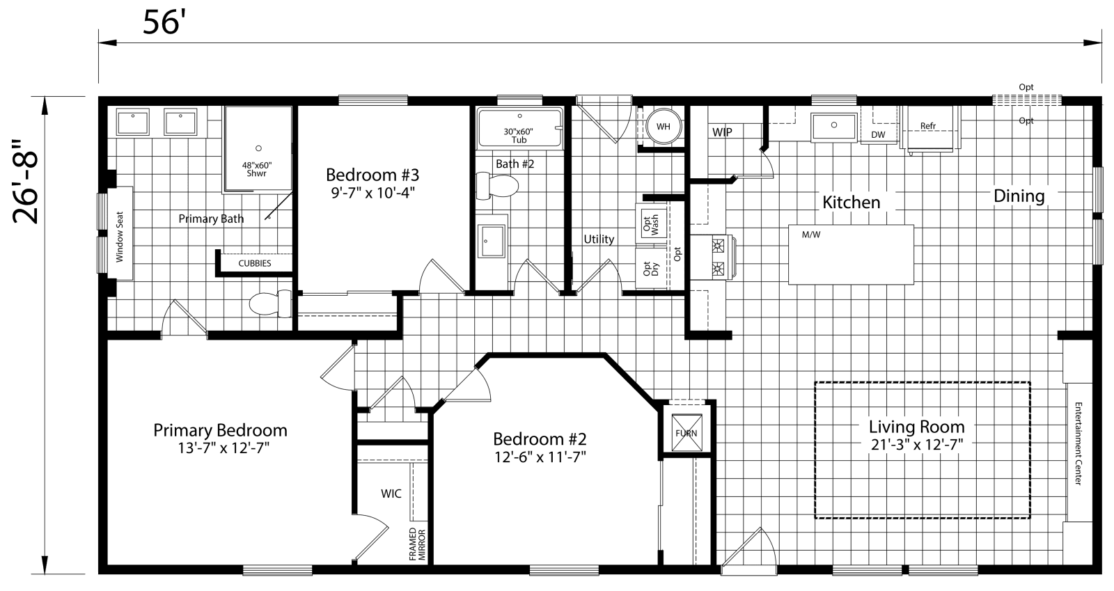 East point - advance floor plan home features