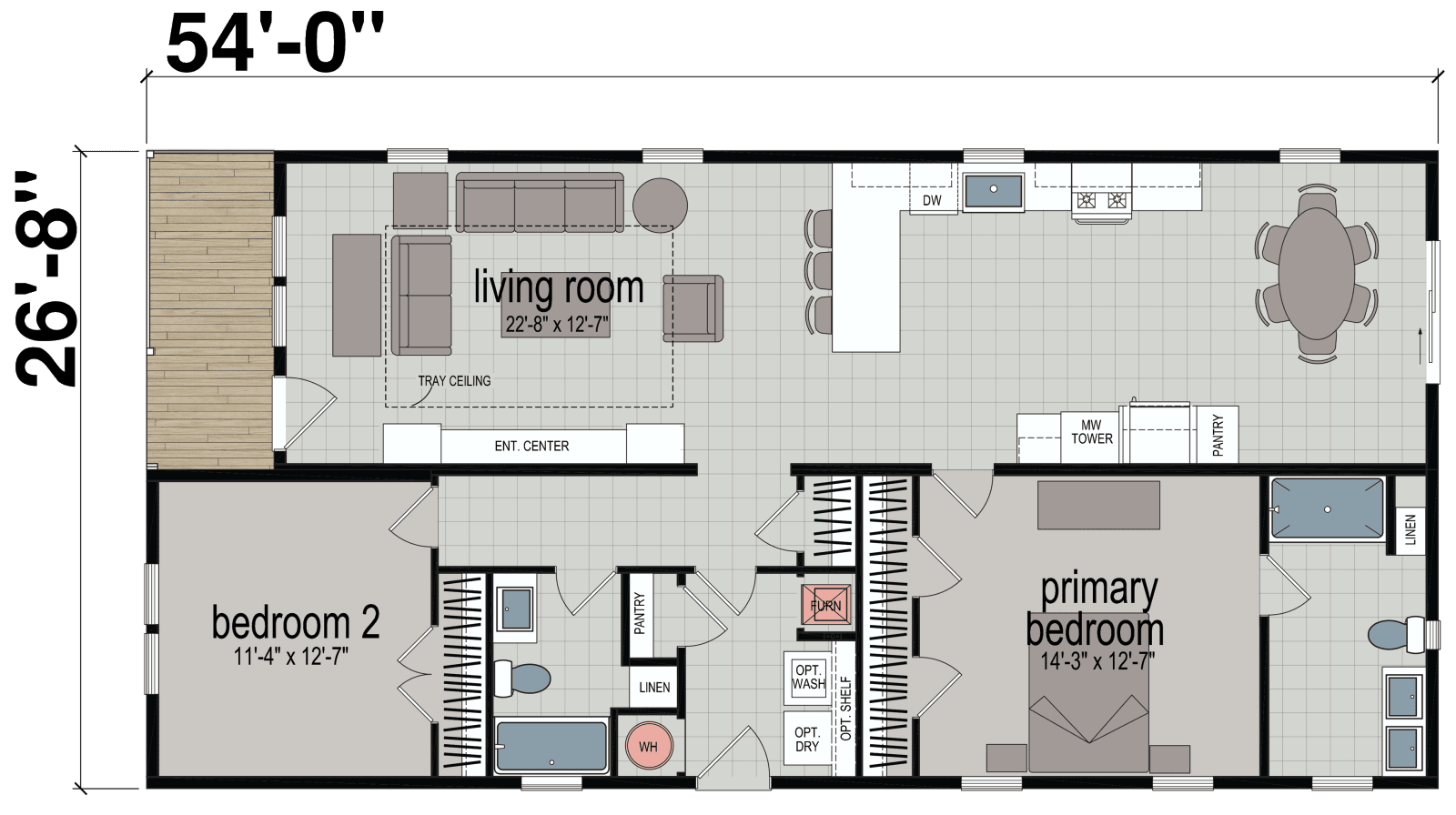 East point - acclaim floor plan home features