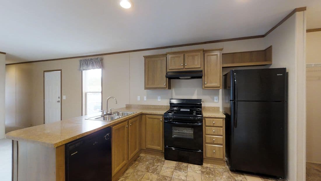 Amber kitchen home features